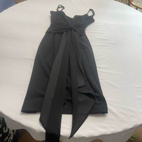 Badgley Mischka Black Bodycon Dress Size 4 - Picture 1 of 8